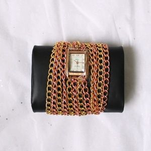 La Mer Collections Rose Gold All Chain Wra…